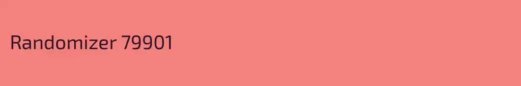 Randomizer 79901